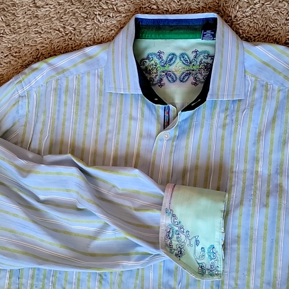 Robert Graham long sleeves men's shirt - Picture 2 of 4